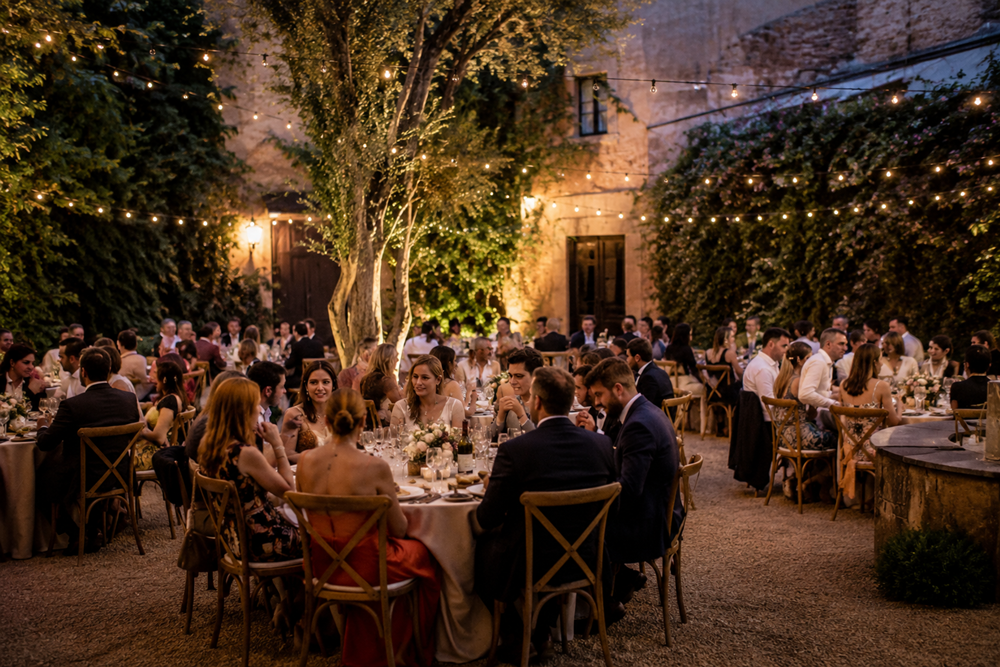 Wedding banquet in Spain