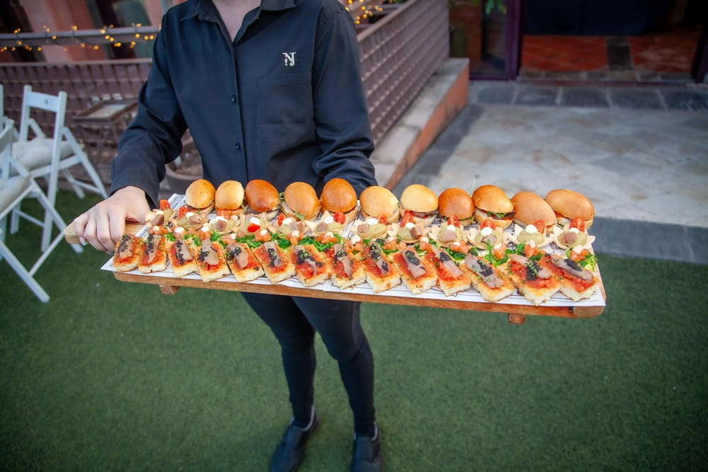 Small bites at Spanish wedding